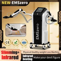 고전력 EMS 근육 자극기 전자기 노브 조각 15 테슬라 바디 스컬프 emszero 적외선 라이트 장치 네오