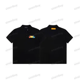 XinxinBuy Men Designer Tee camise