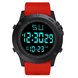 Armbanduhren Modeuhr LED-Uhren Digital Herren 2023 Militär Männer Mesh Herren Sport Reloj Inteligente Hombre