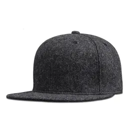 Top Caps Man Plus Boyut Beyzbol Kapağı Büyük Boyut Hip Hop Yün Şapka Geri Kapalı Büyük Boyut Keçe Kapağı 56cm 58cm 60cm 62cm 64cm 230306
