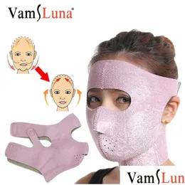 Andra kroppsskulptering av bantning 3D Small Face V -formad mask fl Shaper Lyftning FÖRSLAG TUN MASSETER FASSABLE BEAUTY CARE TOOL DROP DEL DHBC2