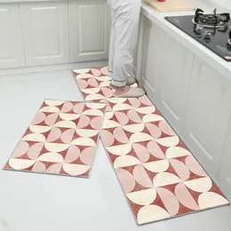 Carpet 2pcs AntiSlip Kitchen Mat Modern Outdoor Bath Carpet Entrance Doormat Tapete Absorbent Rugs for Bedroom Prayer Pad In Hallway 230303