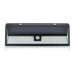 Luzes de parede solares ao ar livre 118 LED 270 ﾰ Sensor de movimento de movimento de grande angular PIR PROMURA DE MOVIMENTO DURAÇÃO DURÍCIL DURÍVEL DE SEGURANÇA DE SEGURANÇA DE SOLAR 3 MODES CERENTE ILUMINAÇÃO FRONTAL Crestech168