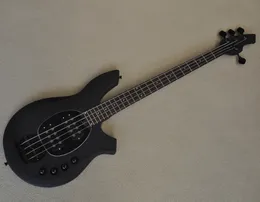 4 Strings Matte Black Electric Gitar