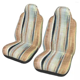 Capas de assento de carro Padrão listrado de listrado capa universal Stripes off-road Stripes Polyester Styling