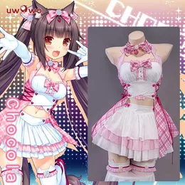 Anime Kostüme UWOWO NEKOPARA Chocola Cosplay Halloween Weihnachten Come New Idol Catgirl Maid Dress Chocola Vanilla Theatrical Come Outfit Z0301