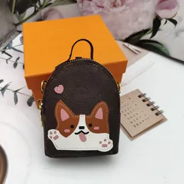 Letra de luxo Carta de carteira -chave Designer Koki Rabbit desenho animado Mini Bolsas de moeda de mochila Bolsas de embreagem de zíper de animais com zíper para a carteira de armazenamento com pingentes de bolsa de chaveiro