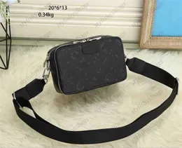 Torby na ramię Torby od projektantów Torebki męskie ALPHA WEARABLE Mini Crossbody torba na telefon komórkowy kobiety PU Monogramy messenger portfel Luksusy VUTTONS Camera Y230306