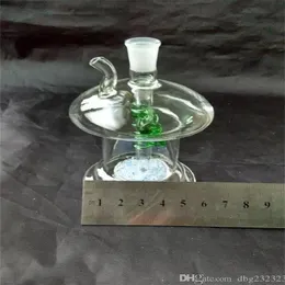 Hookahs svamp Sandkärnor Hokah Glass Bongs Tillbehör Glas rökrör Färgglada mini Multi-färg Handrör Bästa sked Glas