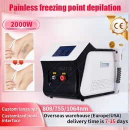 2023 Best 3 Wavelength ice Platinum 808nm Diode Laser Hair Removal Machine HAIR REMOVL LASER For REMOVE hair diode laser 808nm