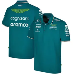 2023 Aston Martin Aramco Cognizant F1 racingtröja Officiell Fernando Alonso Team Driver T-shirt herr