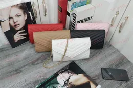 Messenger Bag Multiple Colors Envelope Wallet Diagonal Span Bags Luxury Designer Chain Back Packs Passport Holder Letter Package