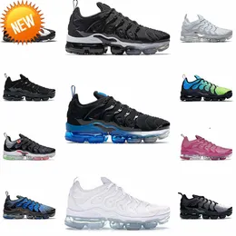 새로운 스타 야외 디자이너 Vapores TN Plus 3 런닝 슈즈 남성 여성 최대 트레이너 트리플 TNS Black Griffey Orange Blue Atlanta White Grey