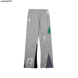 2023 رجال المصمم سروال عتيقة السراويل شحن البضائع الركض sweatpant cargos graffiti printpants pantalon splash jogger tech