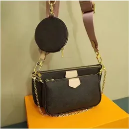 Nuevo Bolso De Hombro De Tres Piezas M44823 Bolsas Para Mujeres
