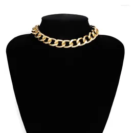 Choker Damenketten Halsketten für Cuban Link Trendy 2023 Edelstahl bietet ästhetische Accessoires
