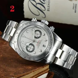 2021 montres pour hommes de luxe de haute qualité à cinq aiguilles Tous les cadrans fonctionnent avec la fonction de calendrier montre à quartz Mode TUDO Marque Wristwat278S