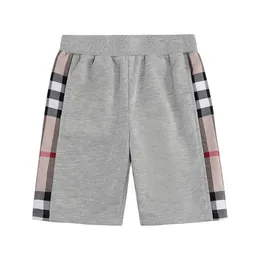 Calças calças shorts verão menino menino meninas shorts crianças calças xadrez infantil elástico calça esportiva casual algodão calça infantil