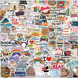 100PCS Reading Graffiti Stickers For Skateboard Car Baby Scrapbooking Pencil Case Diary Phone Laptop Planner Decoration Book Album Kids Toys DIY Decals