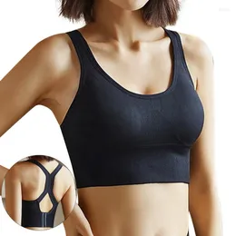 Camisoles Tanks Sports Bras for Women Yoga Push Up Bra Crop Top Female Fitness Hollows呼吸セクシーなジムブラレットランニングスポーツウェア