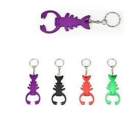 Crawfish Aluminum Beer Opener with Keychain for Kitchen, Bar or Restaurant Inventory Lobster Bottle Opener SN711