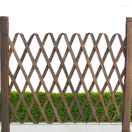 Decorative Flowers Expanding Fence Anticorrosion Wooden Plant Climb Trellis Pet Safety For Patio Garden Lawn Decoration