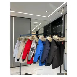Kurtki męskie 2023 Męskie zimowe bawełna damskie płaszcze parka mody na zewnątrz pary pary zagęszczone niestandardowe projektant Canadia dhfoq