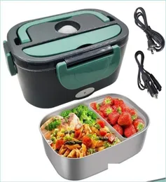 Lunch Boxes Electric Heating Lunch Box For Car 12V Truck 24V 110V 220V Us Eu Plus Heated Container Food Warmer Drop Delivery 2021 5096734