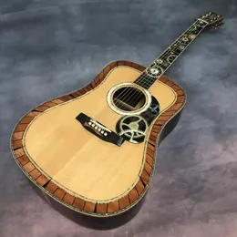 Guitarra eléctrica 2023Custom. Fingerplay Instrument All Solid Wood 41 "Limited Model D200 Series Acoustic Guitar
