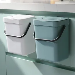 Pojemniki na śmieci wielofunkcyjne kosza na śmieci do kuchni nordyckie na ścianie montowane na ścieżce kosza na śmieci do kosza toaletowa wiadra toaletowa z osłoną 230306