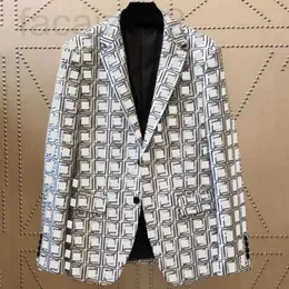 Ternos masculinos Blazers Designer Mens Blazer Itália Paris Marca de jaqueta de luxo Long Sleeve Terne Dress Vestido de noiva EGXH MKE0