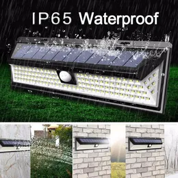 Outdoor Solar Flood Lights Wall 118 LED with Motion Sensor Wide Angle Waterproof Outdoors Security Lights Garage Patio Garden Driv293C