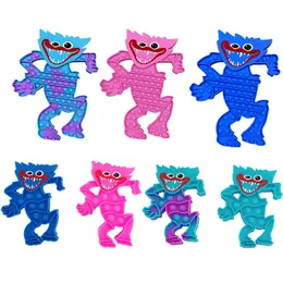 Manufacturers wholesale 14cm 4color decompression toys anti-rodent pioneer huggy wuggy silicone children's educational toy