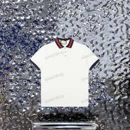 Xinxinbuy Men Designer Tee T Shirt 23ss Paris Strip Term Pocket Pocket Short Sleeve Cotton Women Black White Khaki S-XL