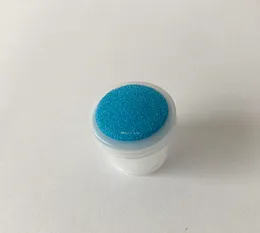 Aplicador de esponja de plástico branco vazio garrafa de líquido HDPE Dor garrafas do alívio com cabeça de esponja azul 20g 20ml Factory Outlet