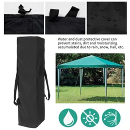 Çadırlar ve Barınaklar 210D Polyester Dış Mekan Tenteleri Çadır Depolama Çantası Siyah Pavilion Gölgelik Tasarım Dayanıklı Çabuk Kamp Malzemeleri