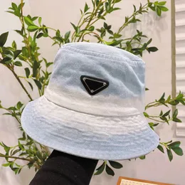 Luxe designer bucket hat van hoge kwaliteit Outdoor reisdenimcap casual mode-stijl goed