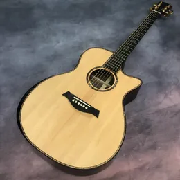 Guitarra eléctrica 2023Custom. Instrumento de Fingerplay 41 "Ga 914 Serie de madera sólida Guitarra acústica de dedo negro