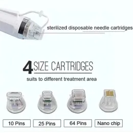 RF Equipment Disposable Needle Consumable Cartridge Fractional Microneedle 10 Needles 25 64 Nano Machine