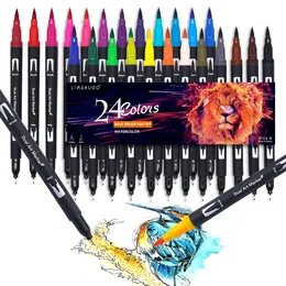 علامات 2460100132 ألوان فرشاة القلم ألوان المائية