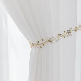 Curtain Dreamwood Fabric Anti-scratch Translucent Opaque Polyester Modern White Finished Living Room Bedroom Window Voile