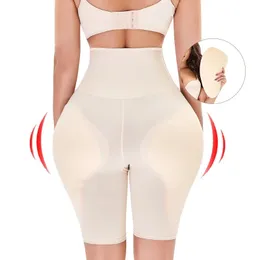 Kvinnors shapers Yagimi Kvinnor Butt Lifter Hip Pads Body Shapewear Control trosor skinkor lår smalare midjetränare mage kontroll kropp shaper 230307