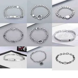 Top luxury mens bracelet stainless steel ghost charm bracelets women mens designer wristband fashion cuff bangle couple jewelry 16cm 18cm 20cm 22cm many styles
