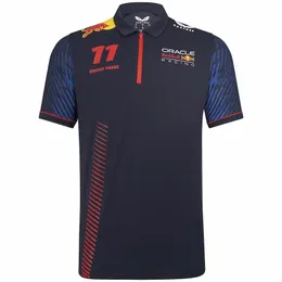 Fani drużyny samochodów sportowych Tshirtmens T-shirty F1 Męskie polo Formuła 1 Suit wyścigowy Sergio Perez Checo Polo koszulka 11 Bluza Moda 11#