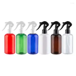 Storage Bottles 220ml 24pcs/lot Plastic Bottle With Trigger Sprayer Pump For Watering Flower Household Make-up Mist Spray 220cc PET