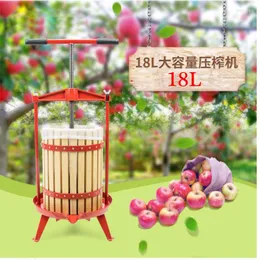 Juicers 18l Manual Press Juice Machine Diy Grape Wine Maker Rest Separation Apple Pressing Juicer för honung/frukt/grönsak