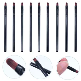 Makeup Borstes Lip Lipstick Brush Gloss Applicators Applicator Wands Silicone Function Eye Shadow Multi Travel Concealer