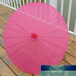 Fashion Chinese Colored Umbrella White Pink Parasols China Traditional Dance Color Parasol Japanese Silk Wedding Props