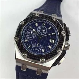 Zegarki designerskie zegarek męskie biznes Najlepszy luksusowe stali nierdzewne Montoyas Automatyczne chronograf niebieskie twarz skórzane paski męskie zabytkowe zegarek