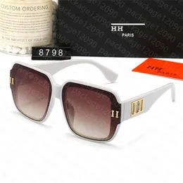 SS23 Женские солнцезащитные очки мужских мужских очков 8798 Дизайнерская линза Polaroid Lins